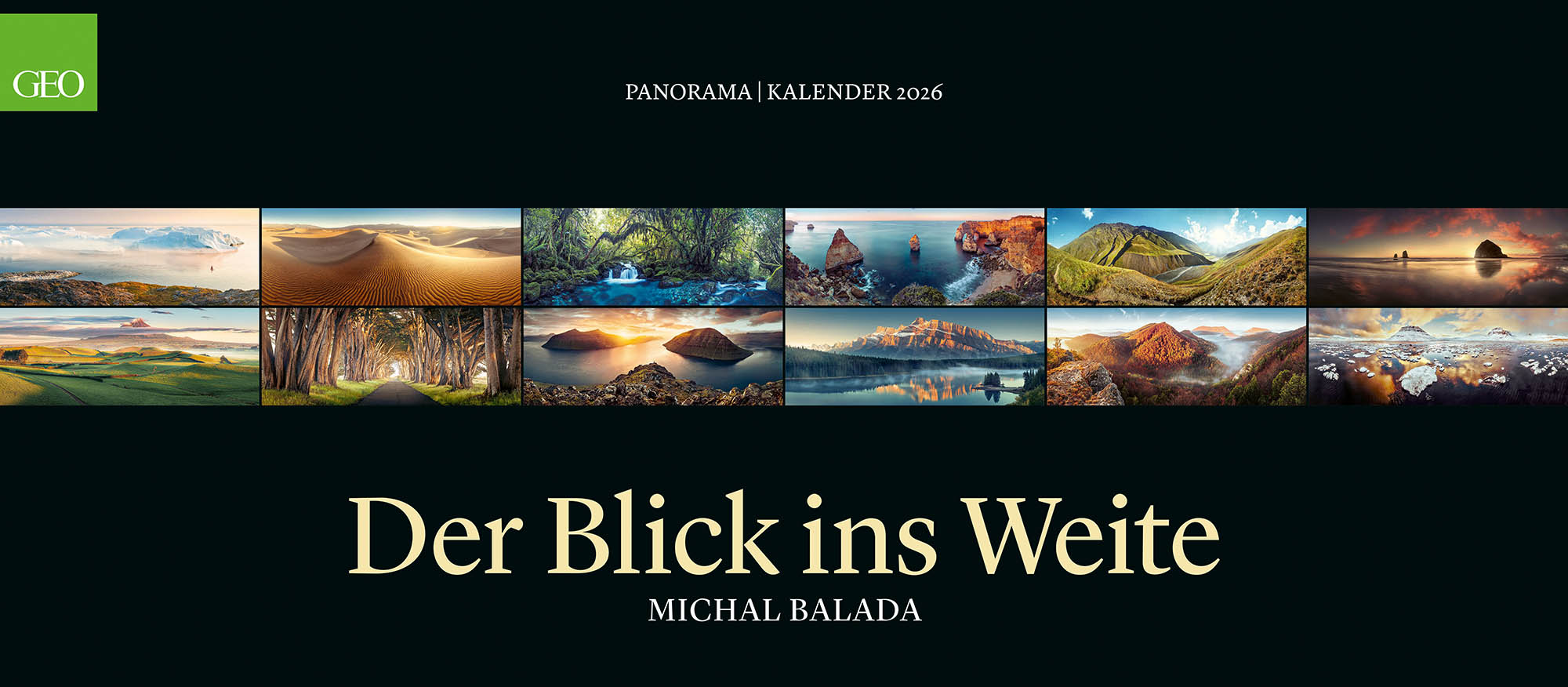 Panorama-Kalender "Der Blick ins Weite" 2026