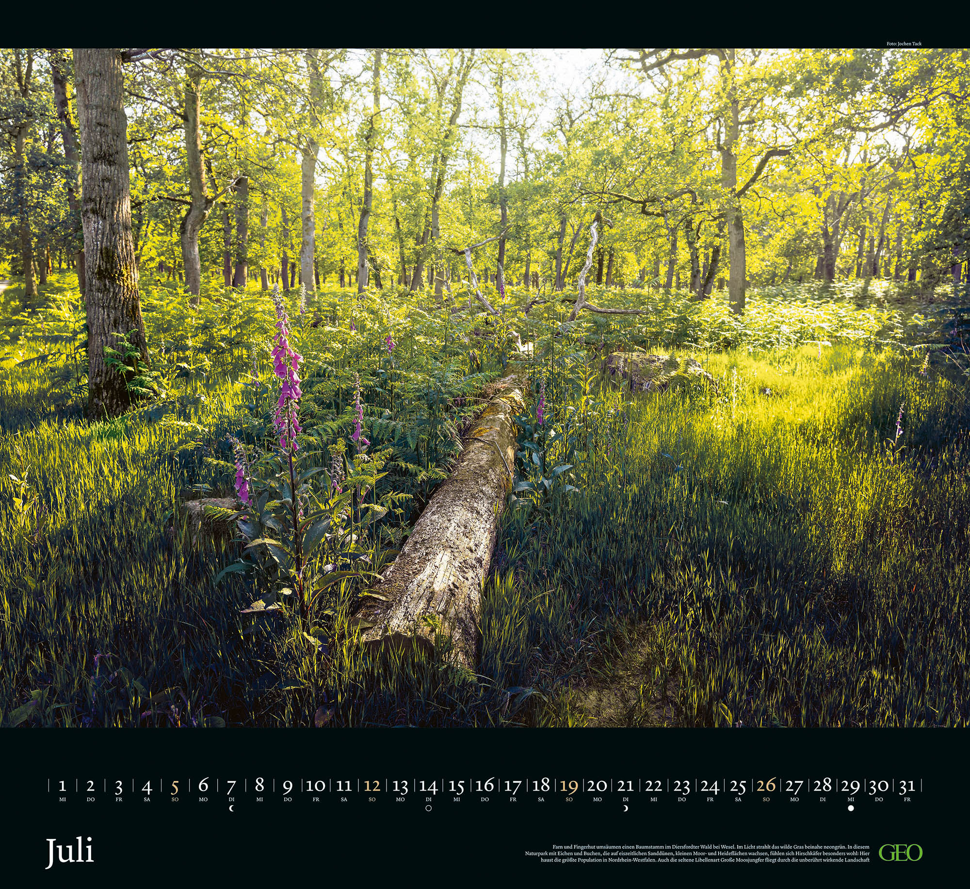 Kalender "Naturwunder Deutschland" 2026