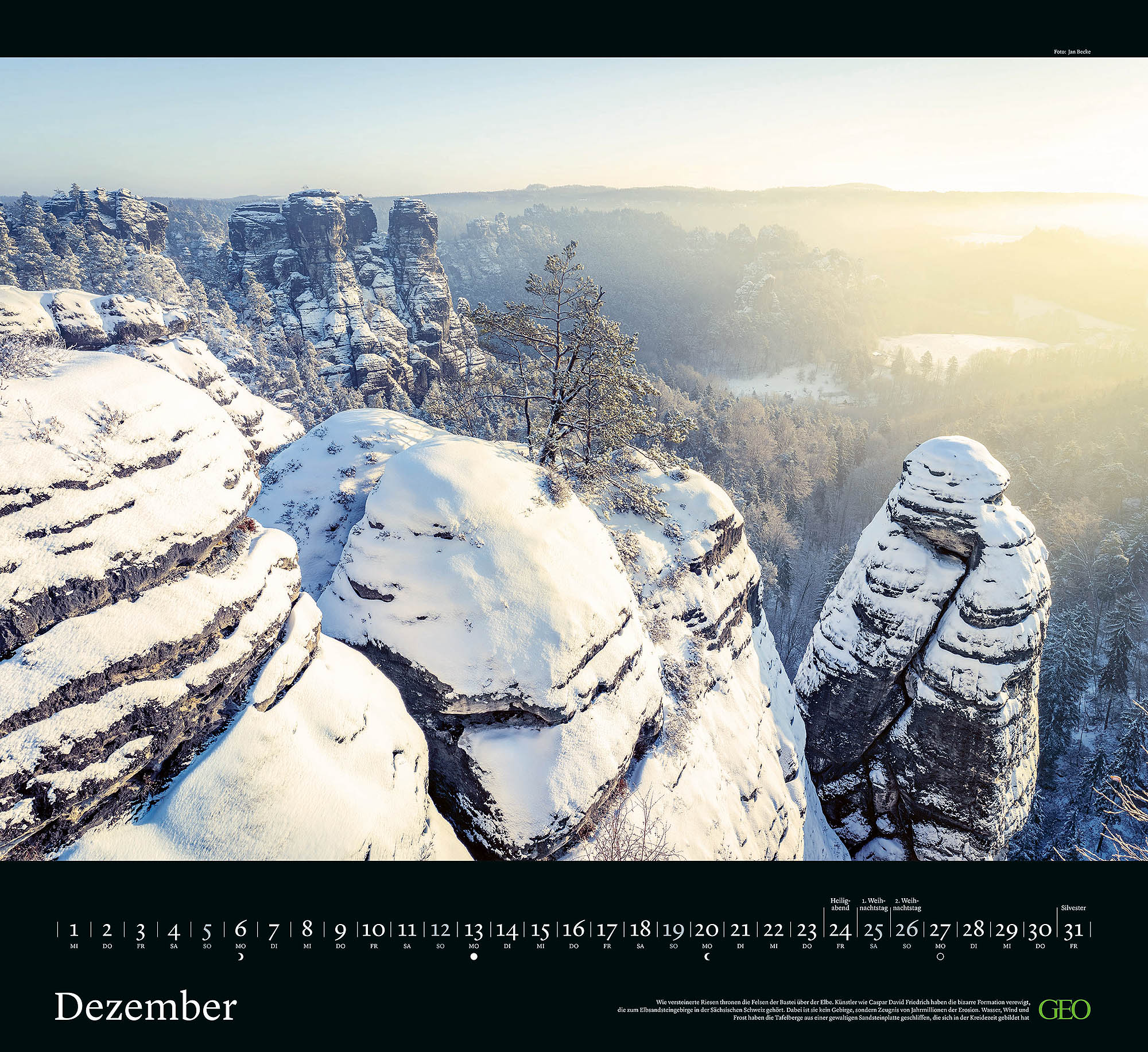 Kalender "Naturwunder Deutschland" 2027