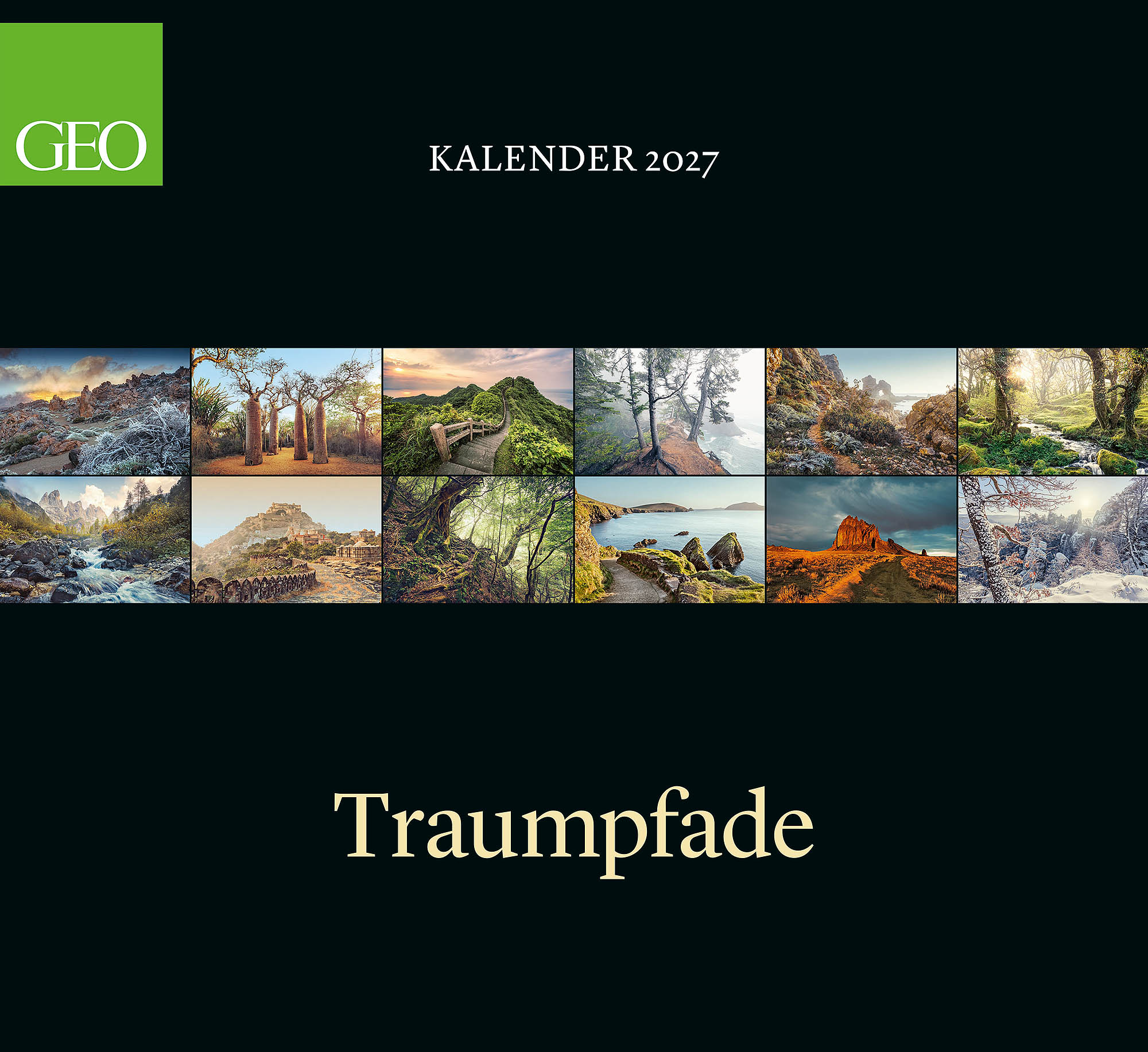 Klassiker-Kalender "Traumpfade" 2027