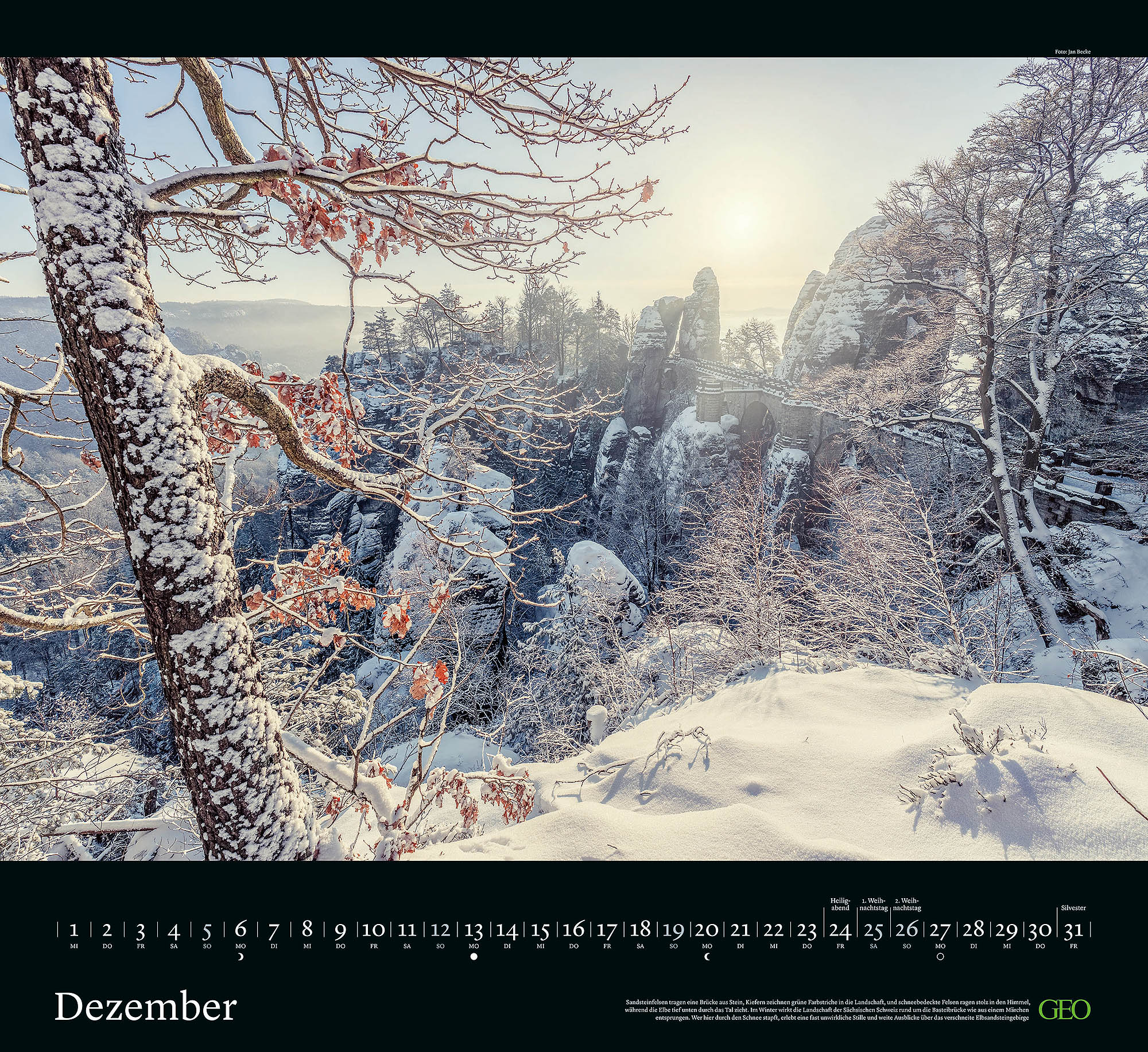 Klassiker-Kalender "Traumpfade" 2027