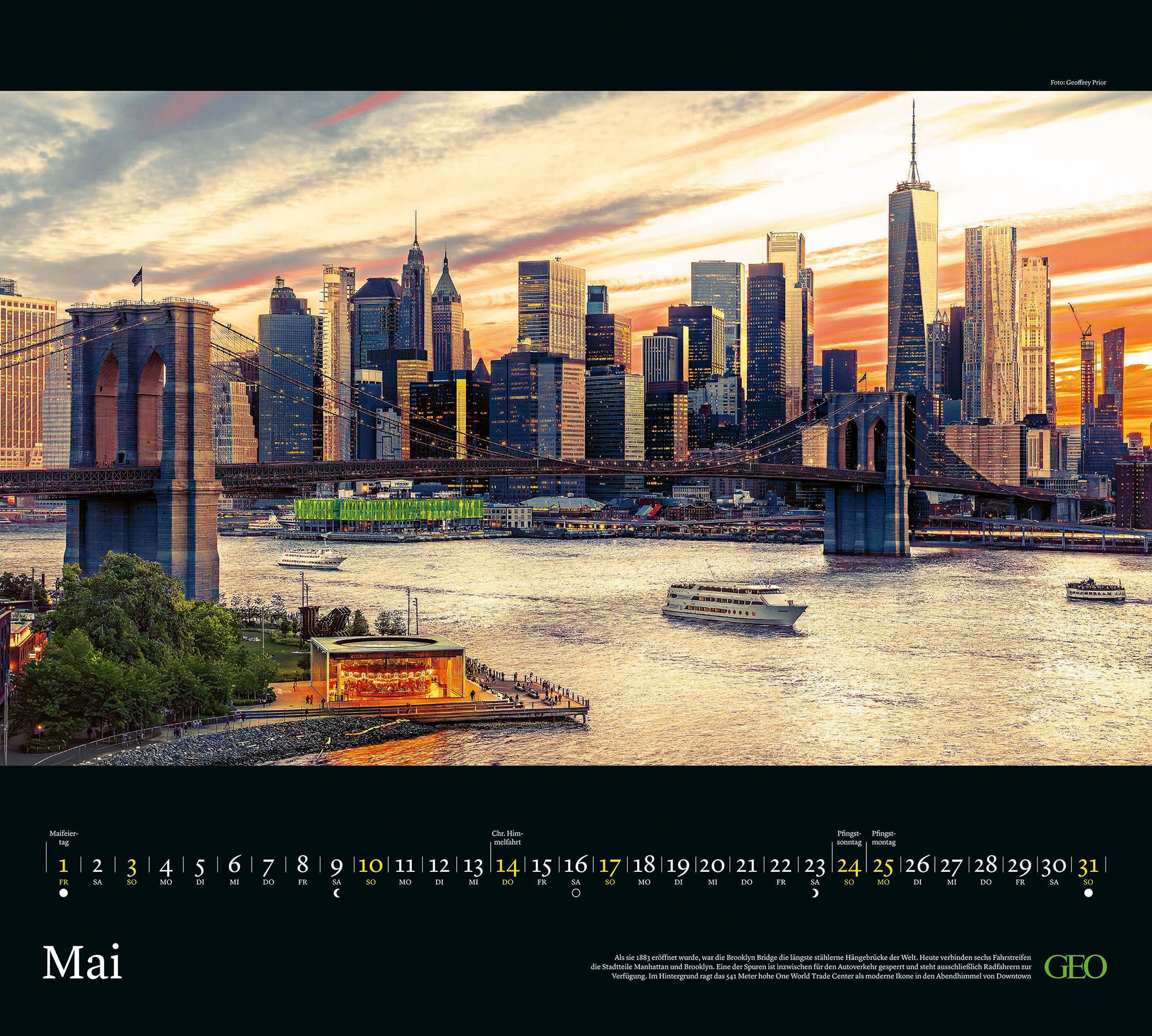 Kalender "New York" 2026