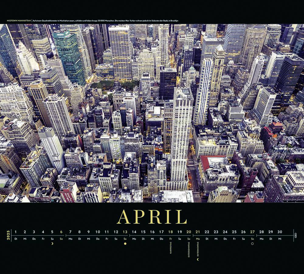 Kalender "New York" 2025