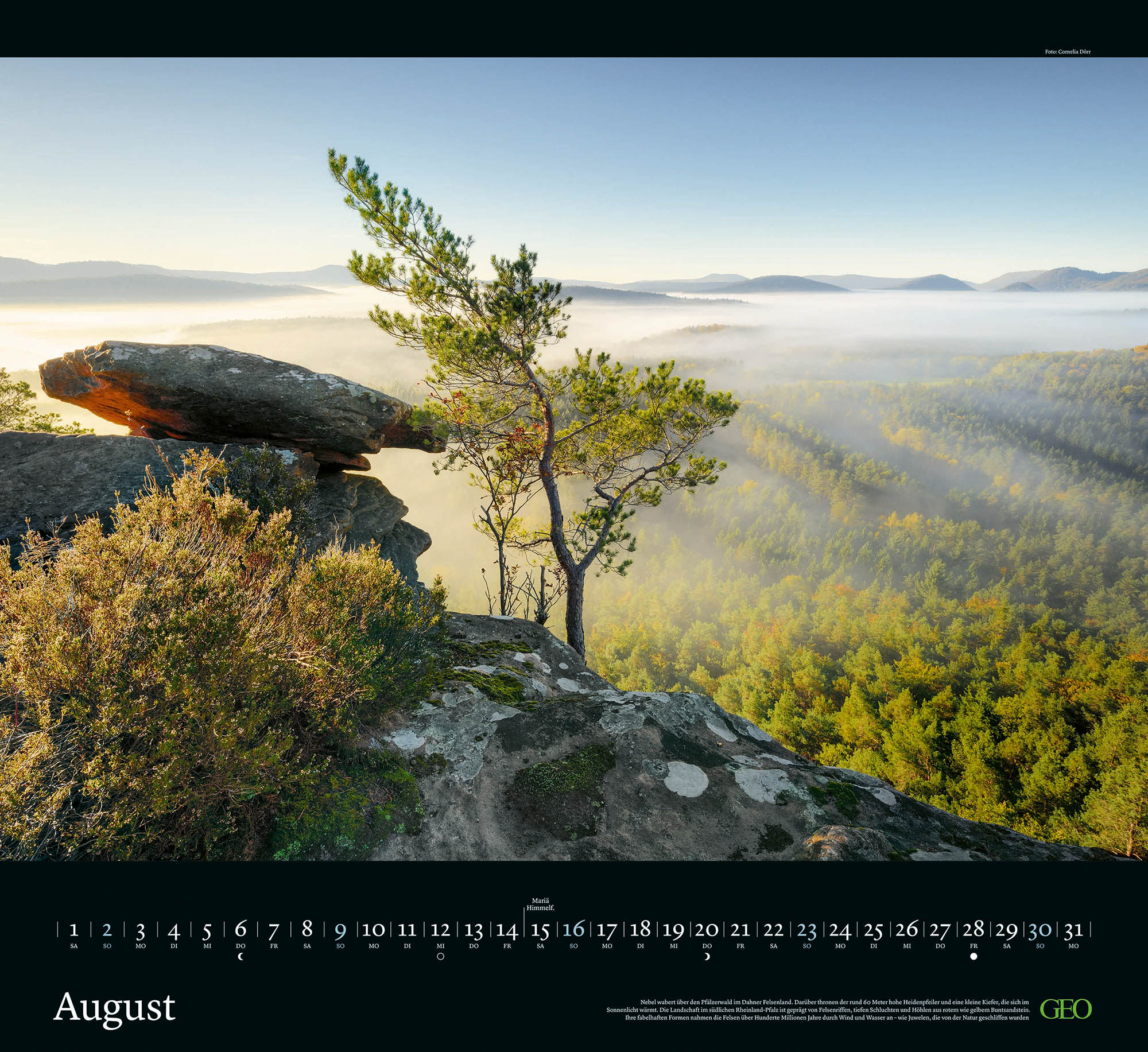 Kalender "Naturwunder Deutschland" 2026