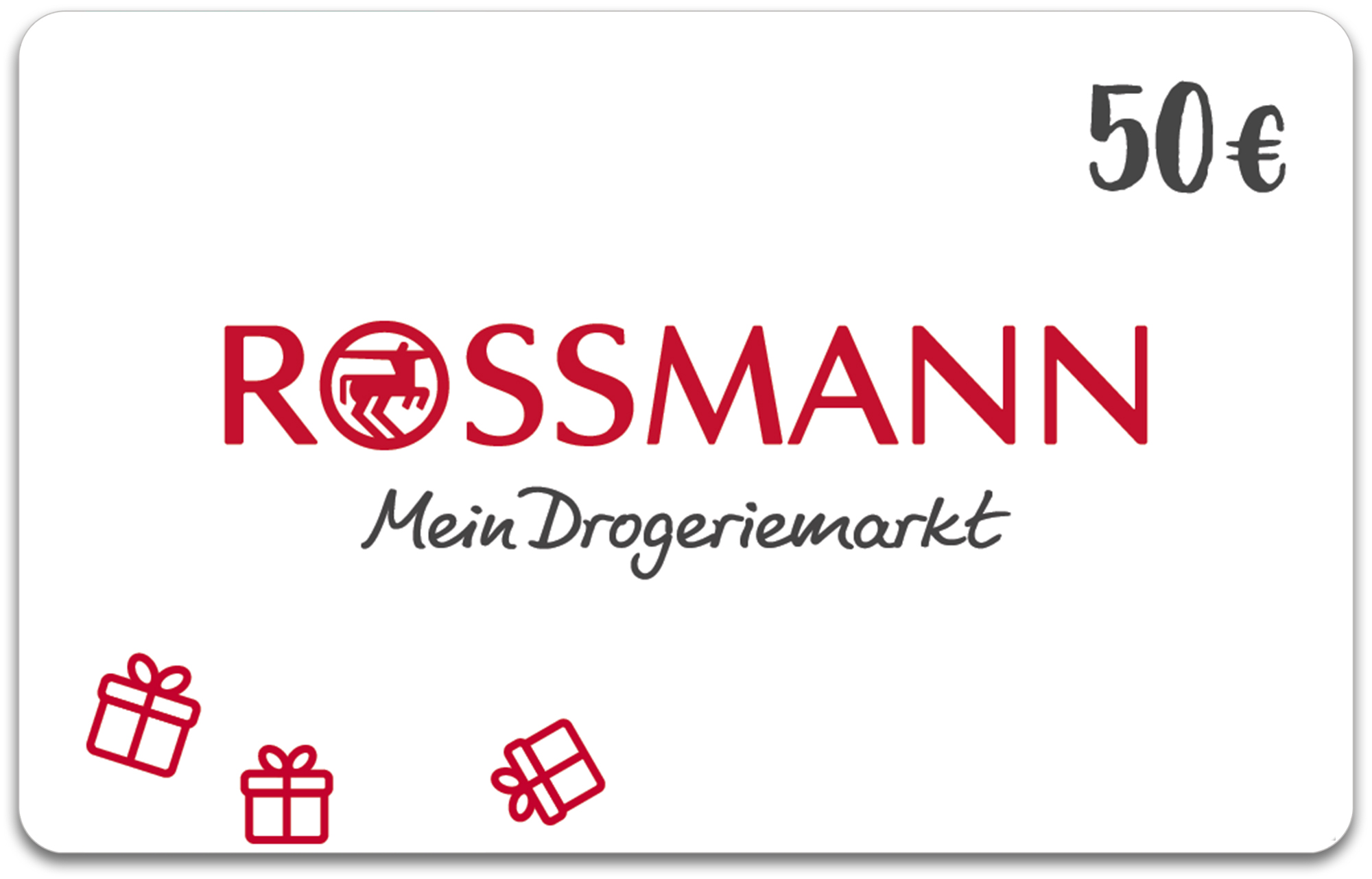 50,– € ROSSMANN-Gutschein