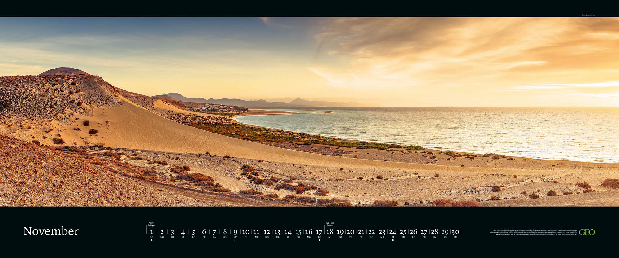 Panorama-Kalender "Meeresweiten" 2026