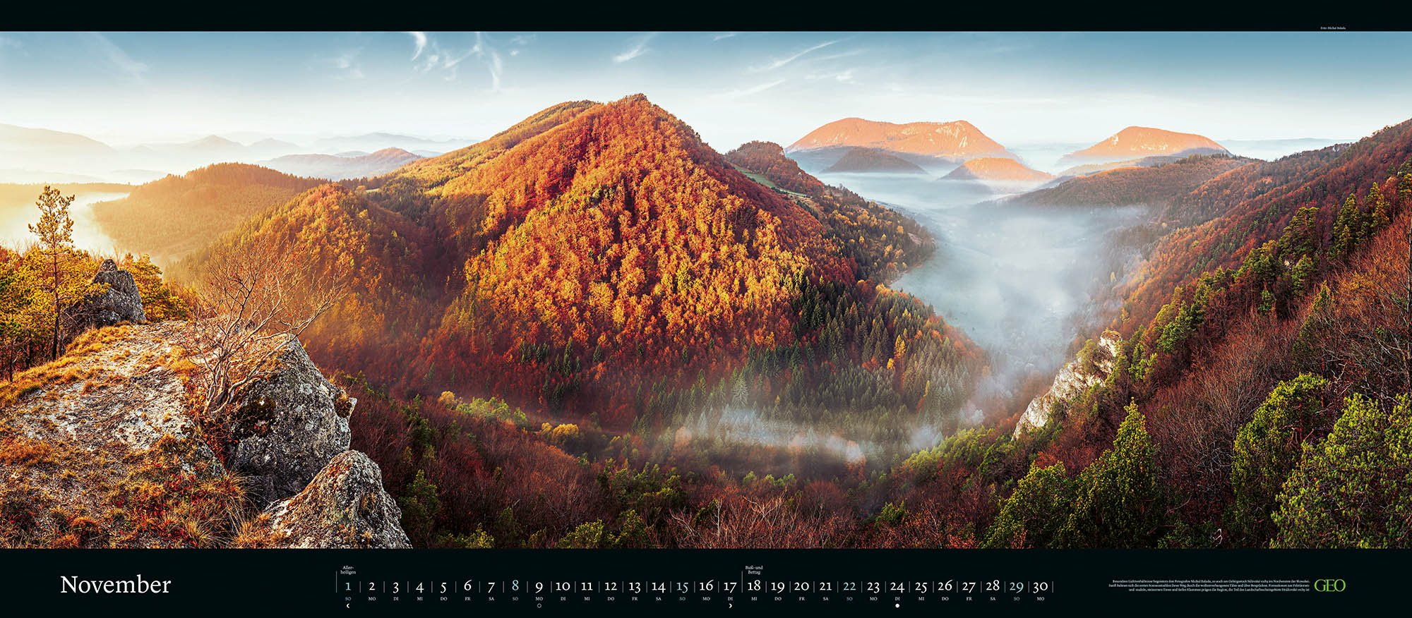 Panorama-Kalender "Der Blick ins Weite" 2026