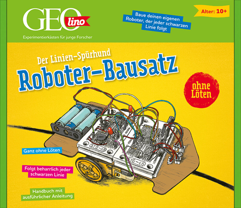 GEOLINO Roboter Bausatz - Der Linienspürhund
