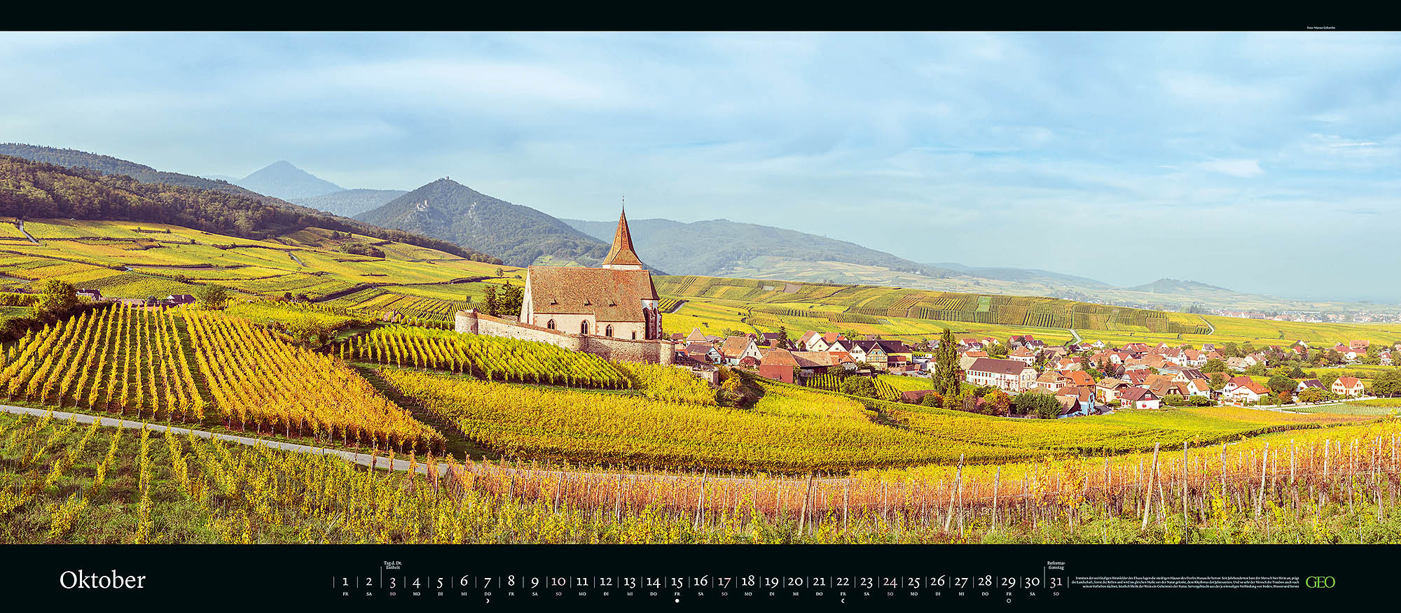 Panorama-Kalender Abo "Der Blick ins Weite" 2027
