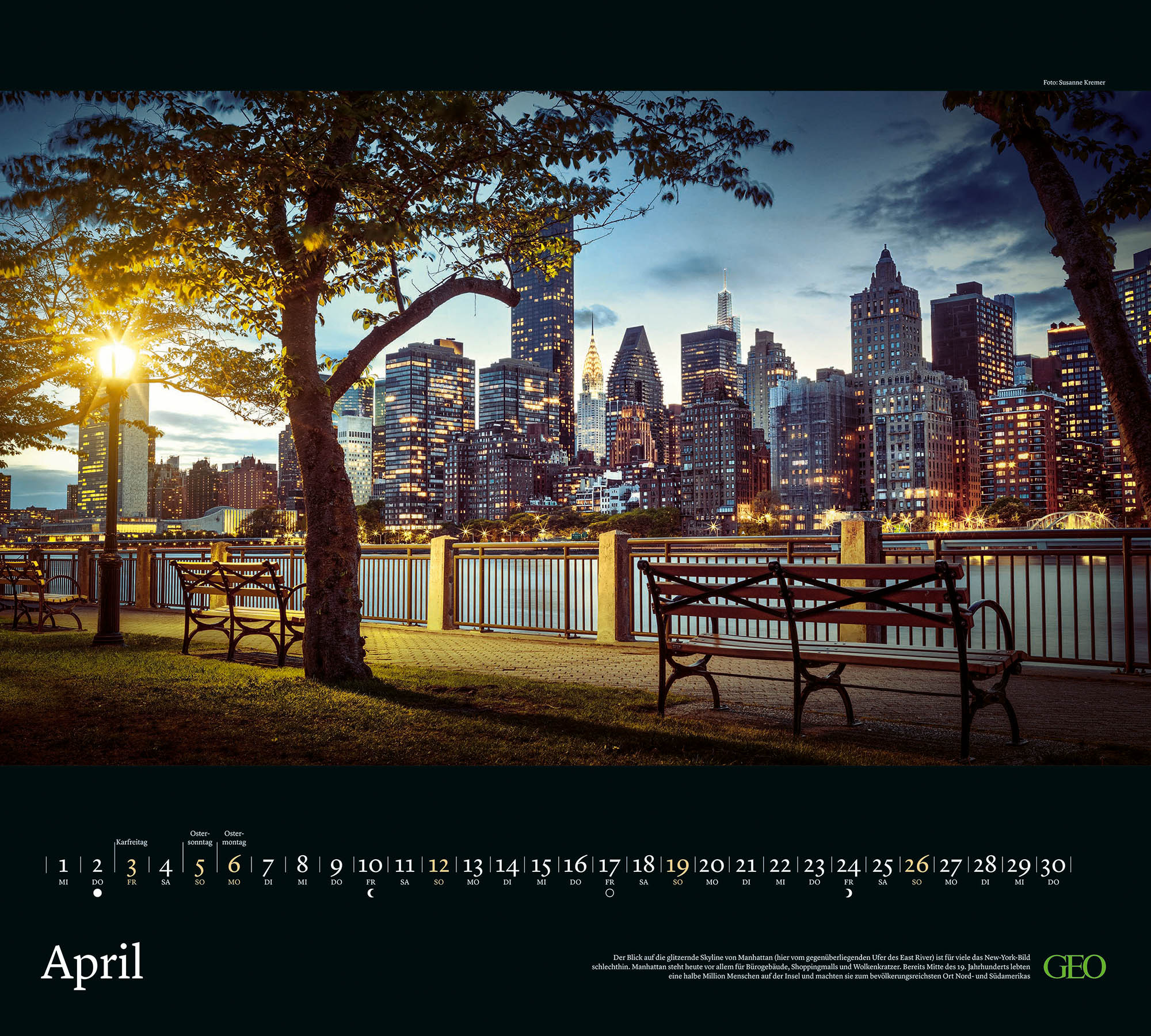 Kalender "New York" 2026