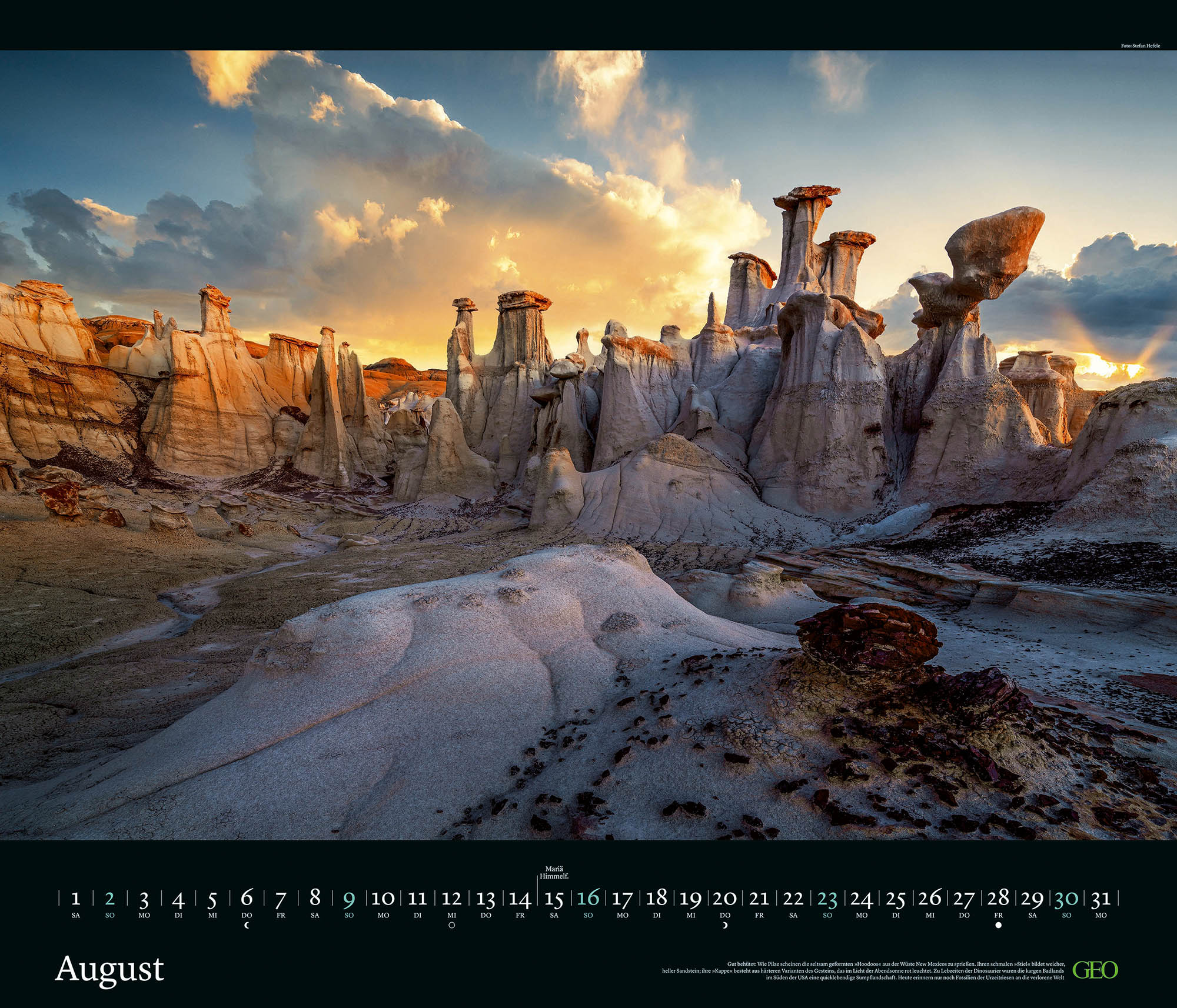 Edition-Kalender "Kräfte der Natur" 2026