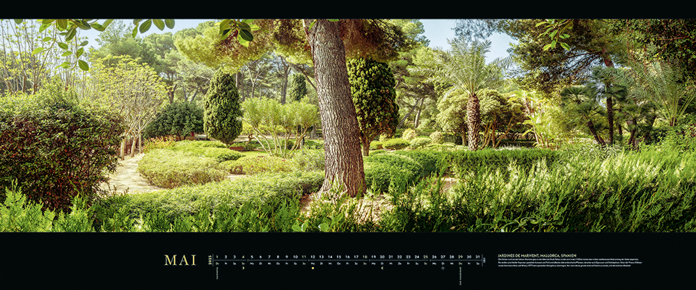 Panorama-Kalender-Abo "Die schönsten Gärten" 2025