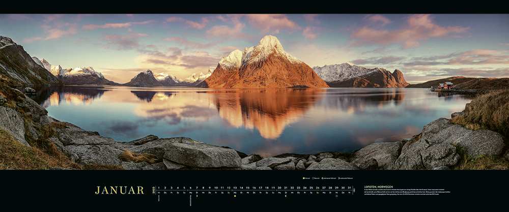 Panorama-Kalender-Abo " Orte der Stille" 2025