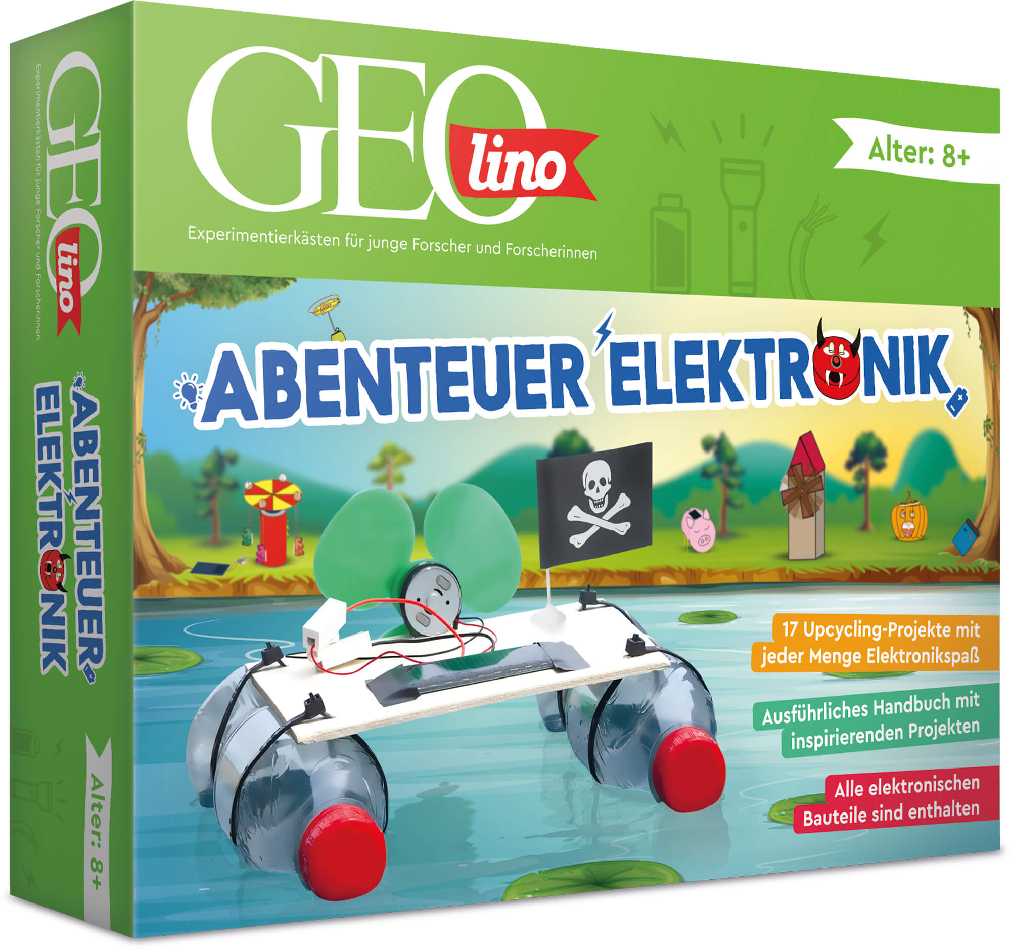 GEOLINO-Experimentierkasten &bdquo;Abenteuer Elektronik&ldquo;