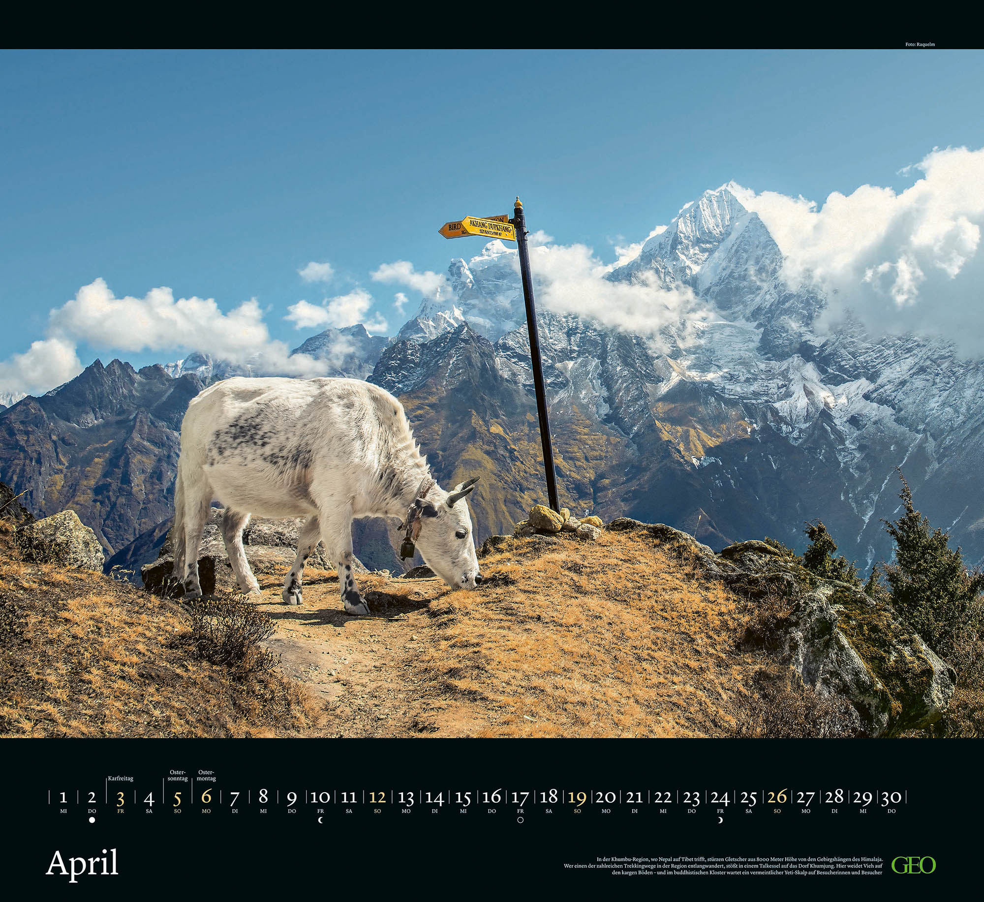 Kalender-Abo: Traumpfade 2026