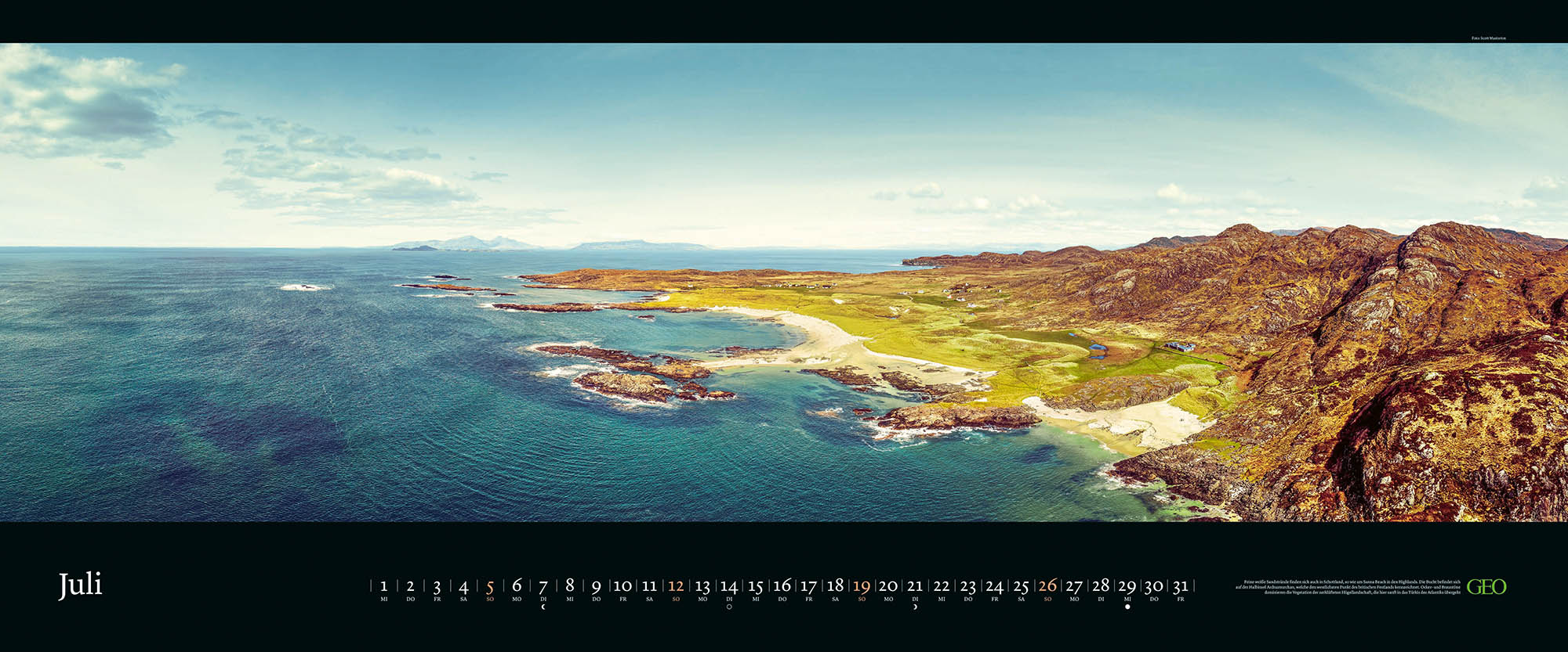 Panorama-Kalender "Meeresweiten" 2026