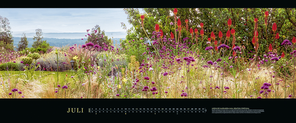 Panorama-Kalender "Die schönsten Gärten" 2025 bestellen