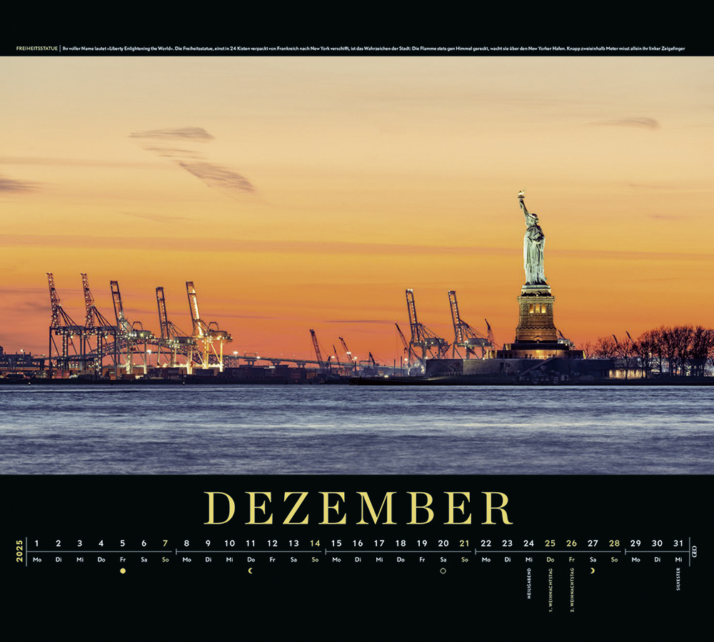 Kalender "New York" 2025