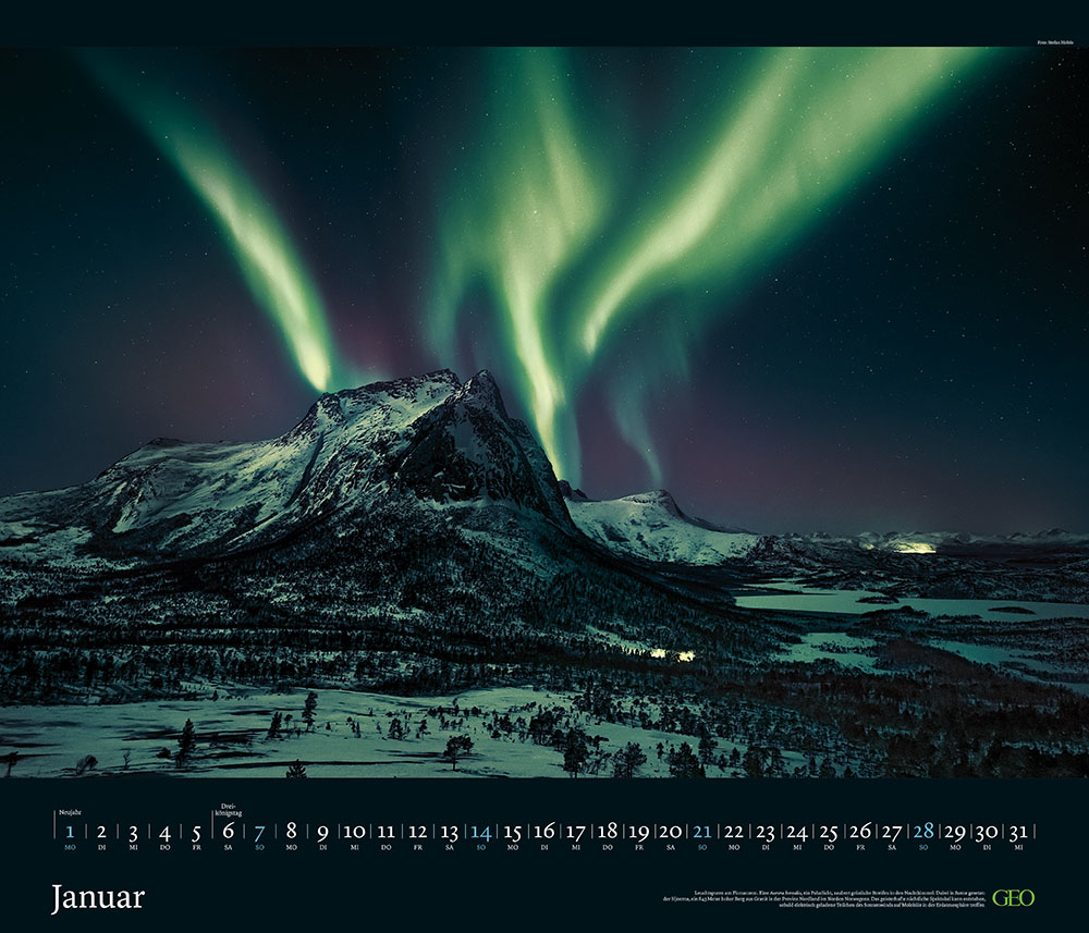Edition-Kalender "Kräfte der Natur" 2024