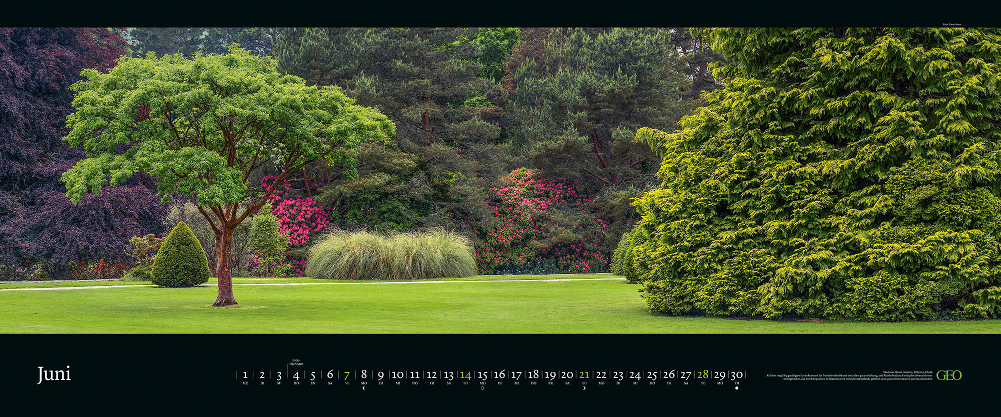 Panorama-Kalender-Abo "Die schönsten Gärten" 2025