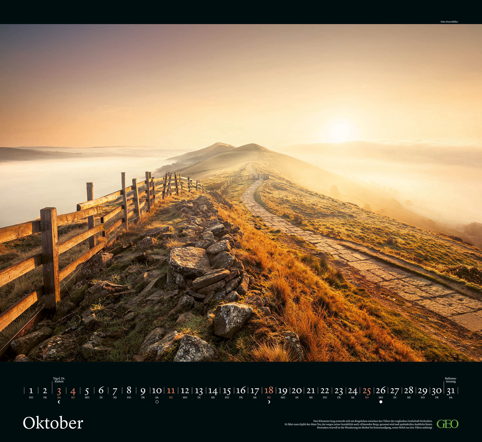 Kalender-Abo: Traumpfade 2026