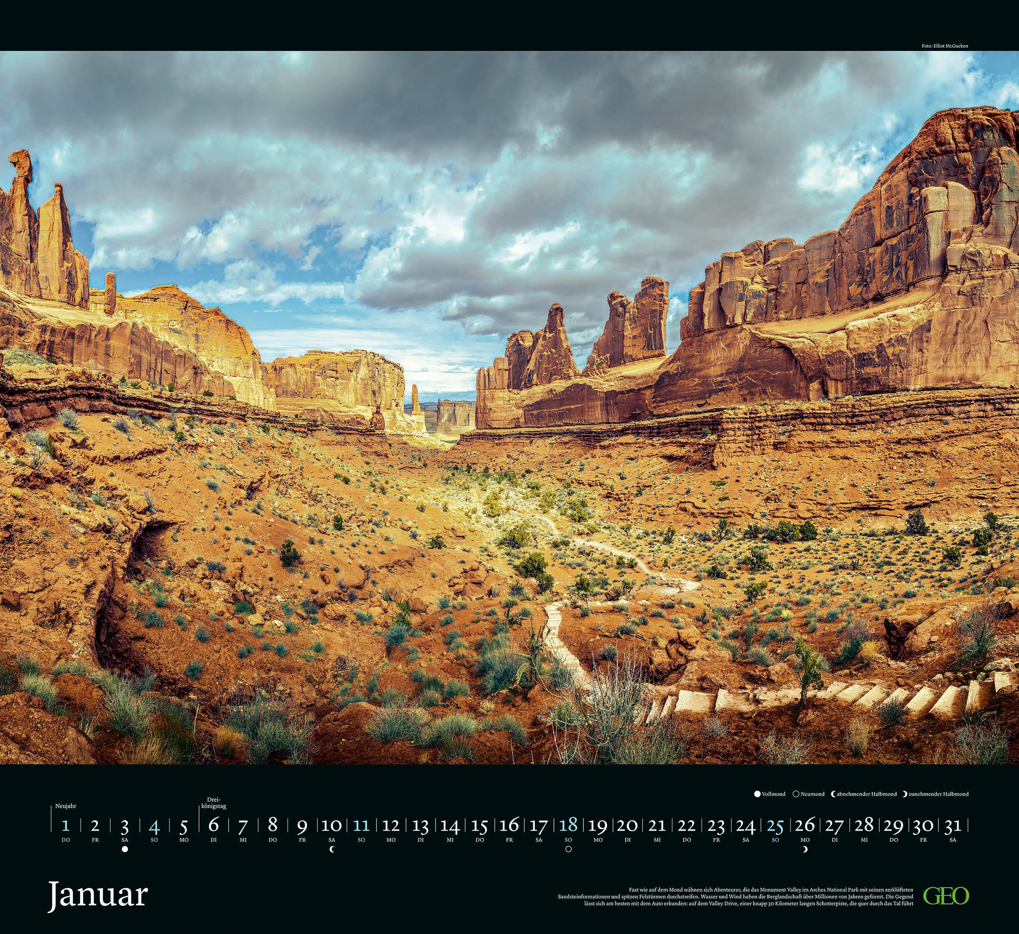 Kalender-Abo: Traumpfade 2026