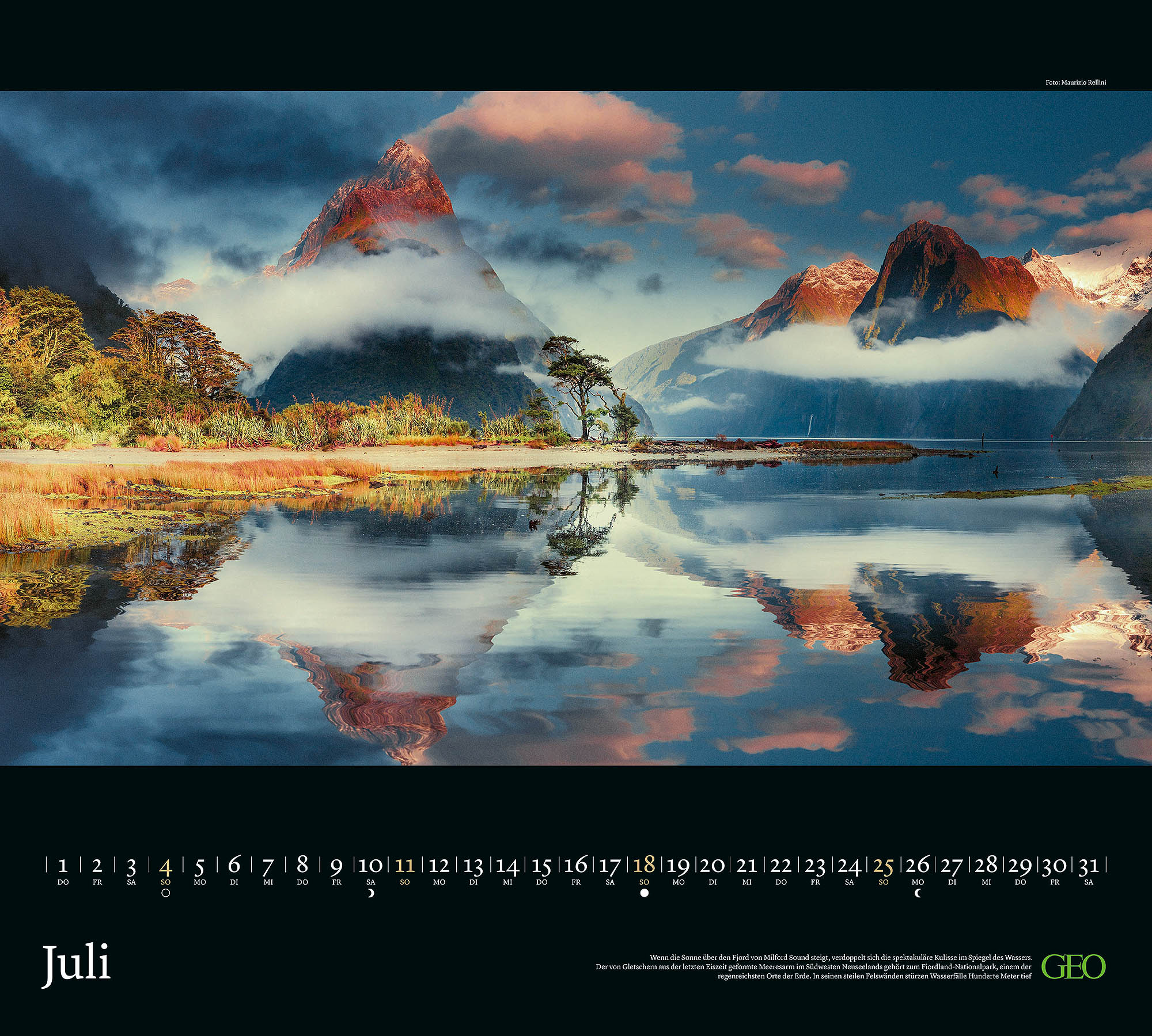 Kalender "Traumziele" 2027