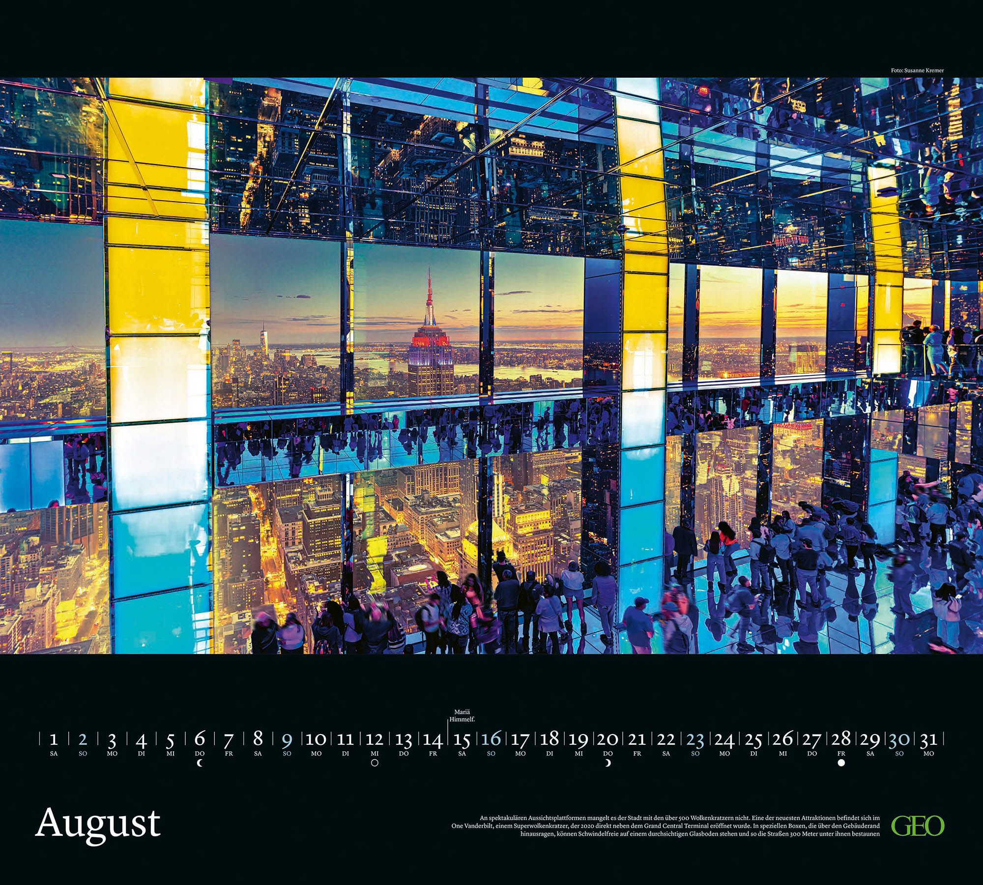 Kalender "New York" 2026