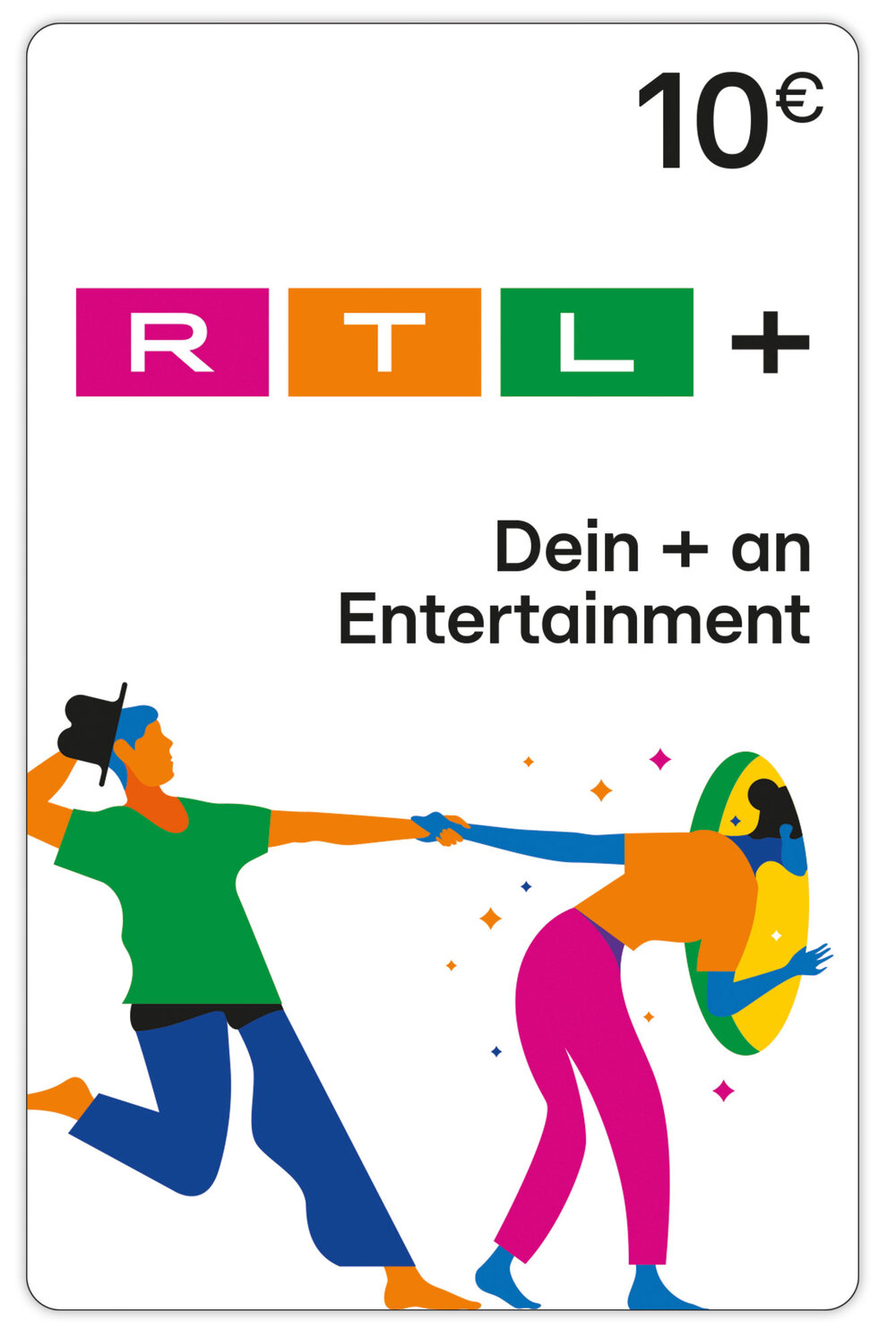 10,– € RTL+ Gutschein 10,– € RTL+ Gutschein