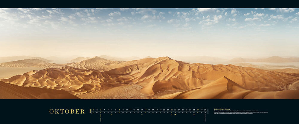 Panorama-Kalender "Orte der Stille" 2023
