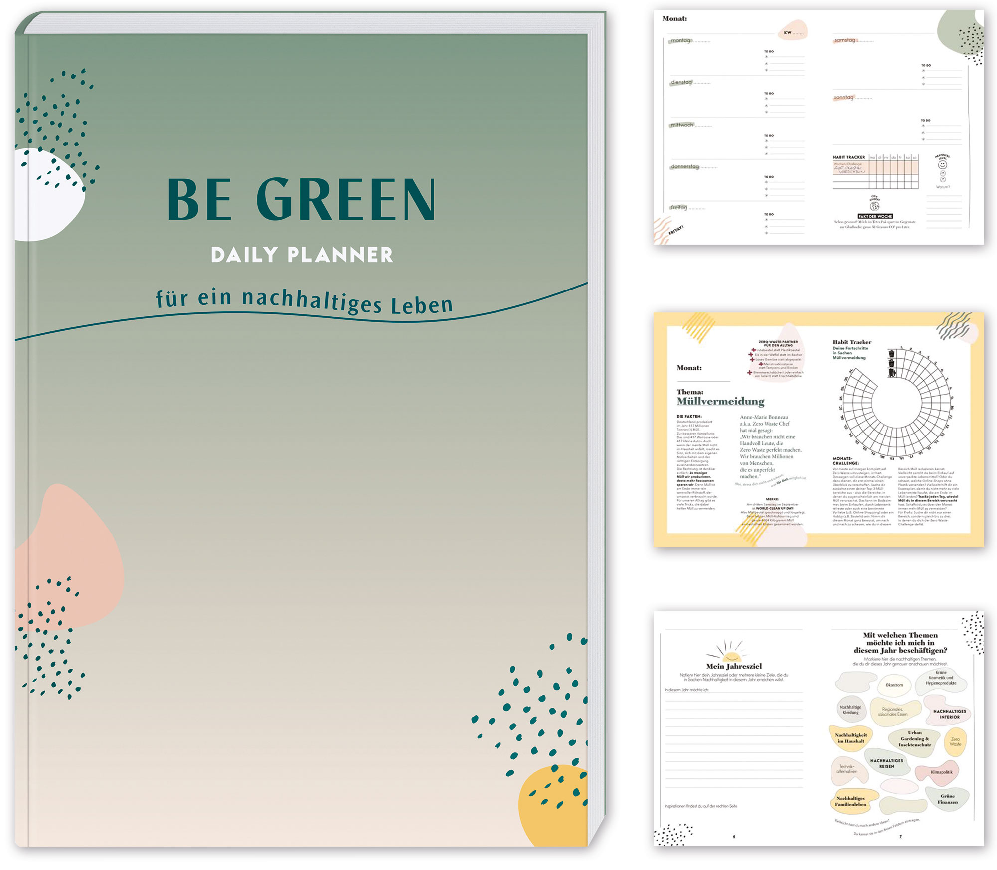 BRIGITTE BE GREEN Daily Planner