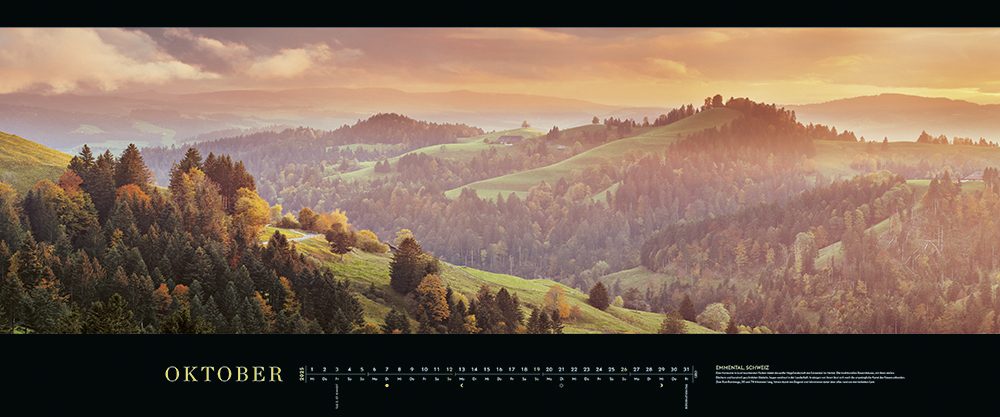 Panorama-Kalender-Abo " Orte der Stille" 2025