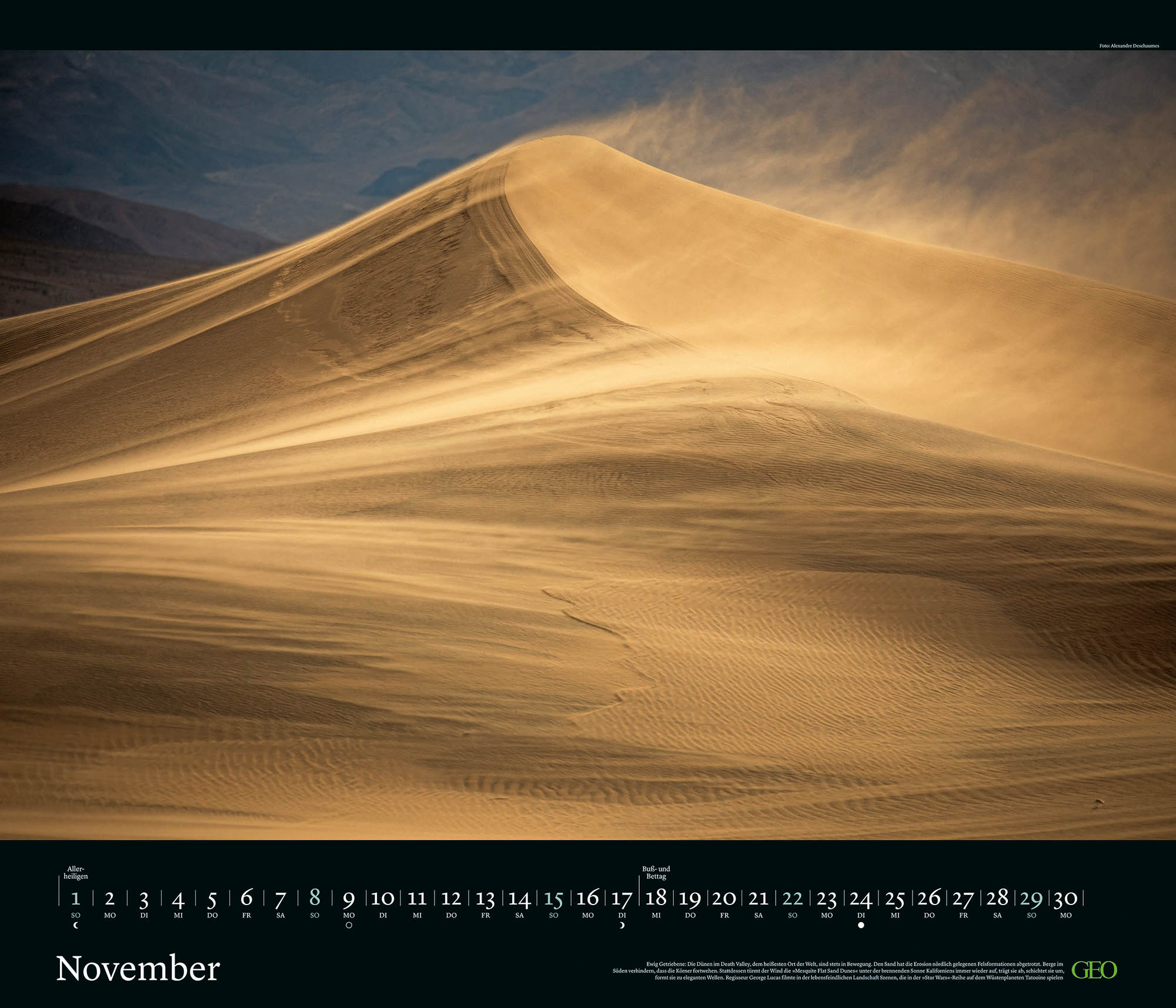 Edition-Kalender "Kräfte der Natur" 2026