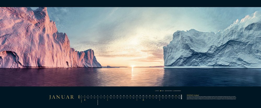 Panorama-Kalender "Meeresweiten" 2022