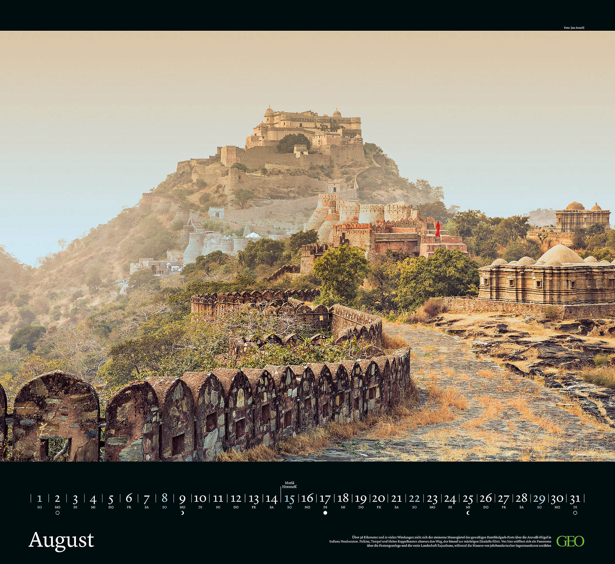 Kalender-Abo: Traumpfade 2027