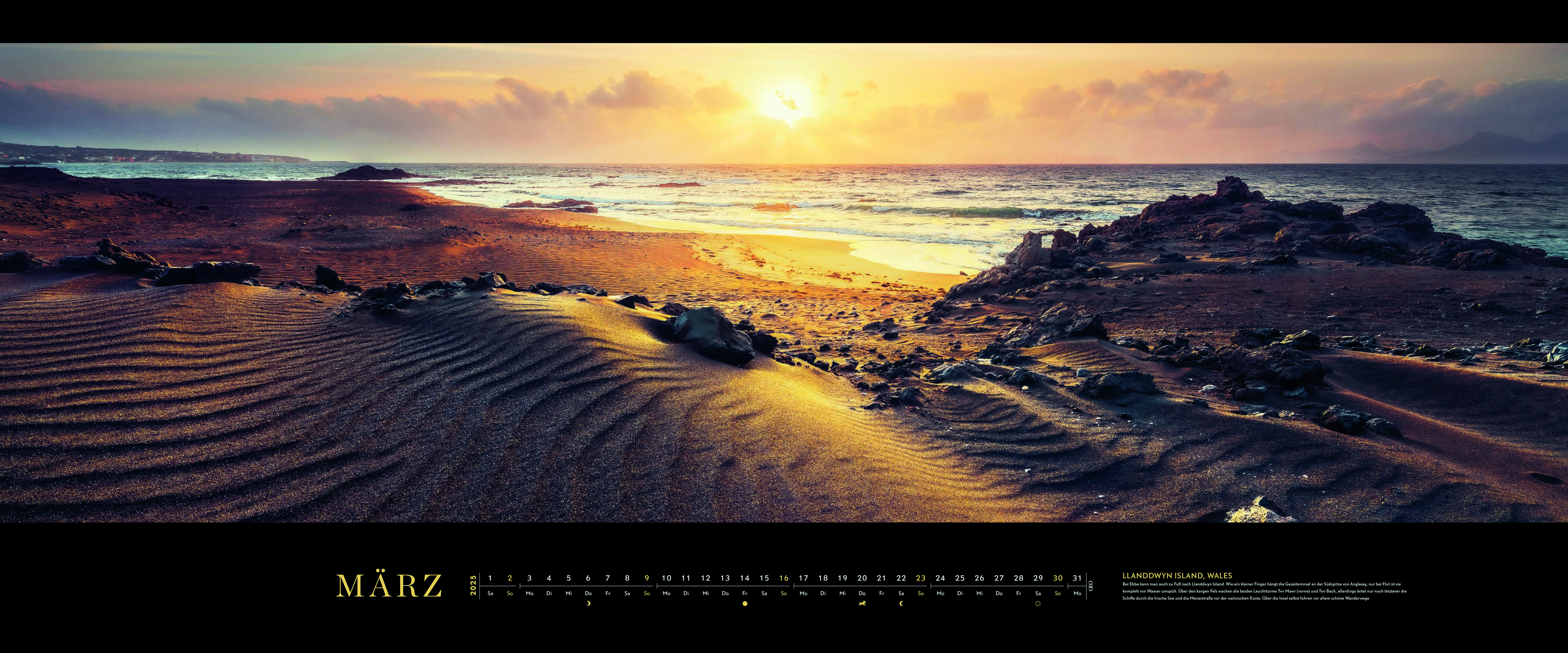 Panorama-Kalender "Meeresweiten" 2025