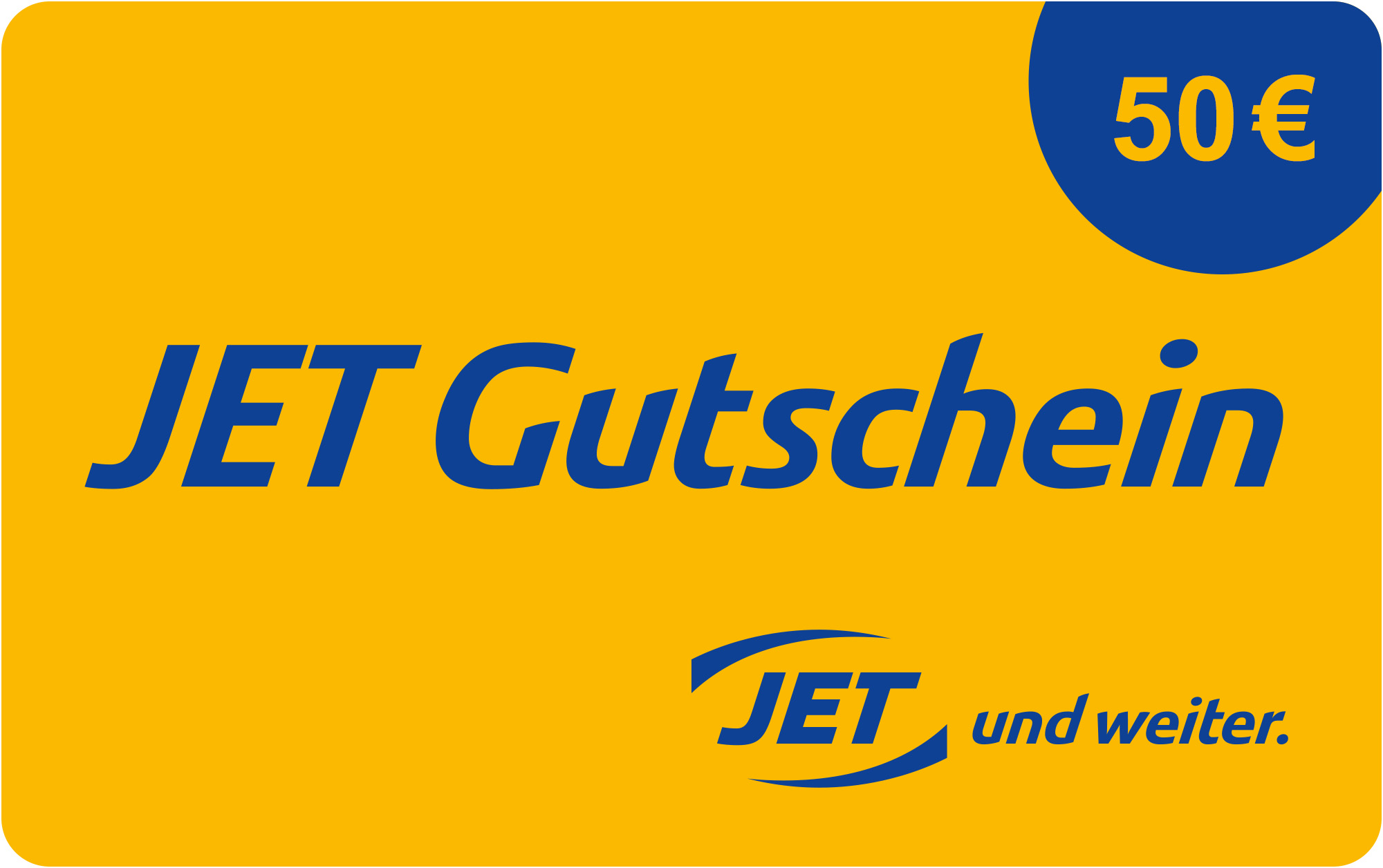 50,&ndash; &euro; JET-Gutschein