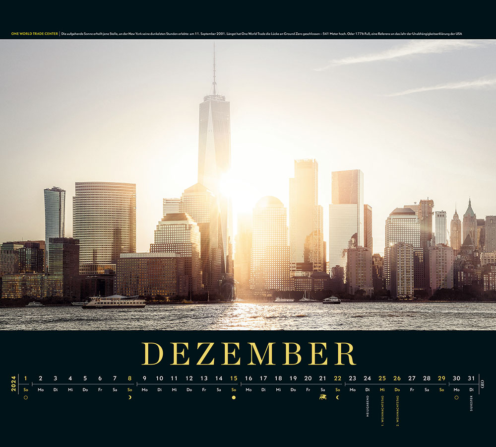 Kalender "New York" 2024