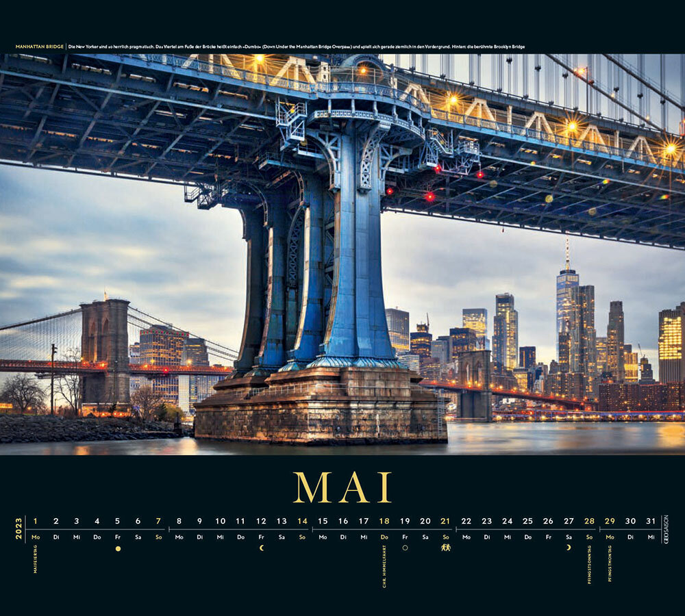 Kalender "New York" 2023