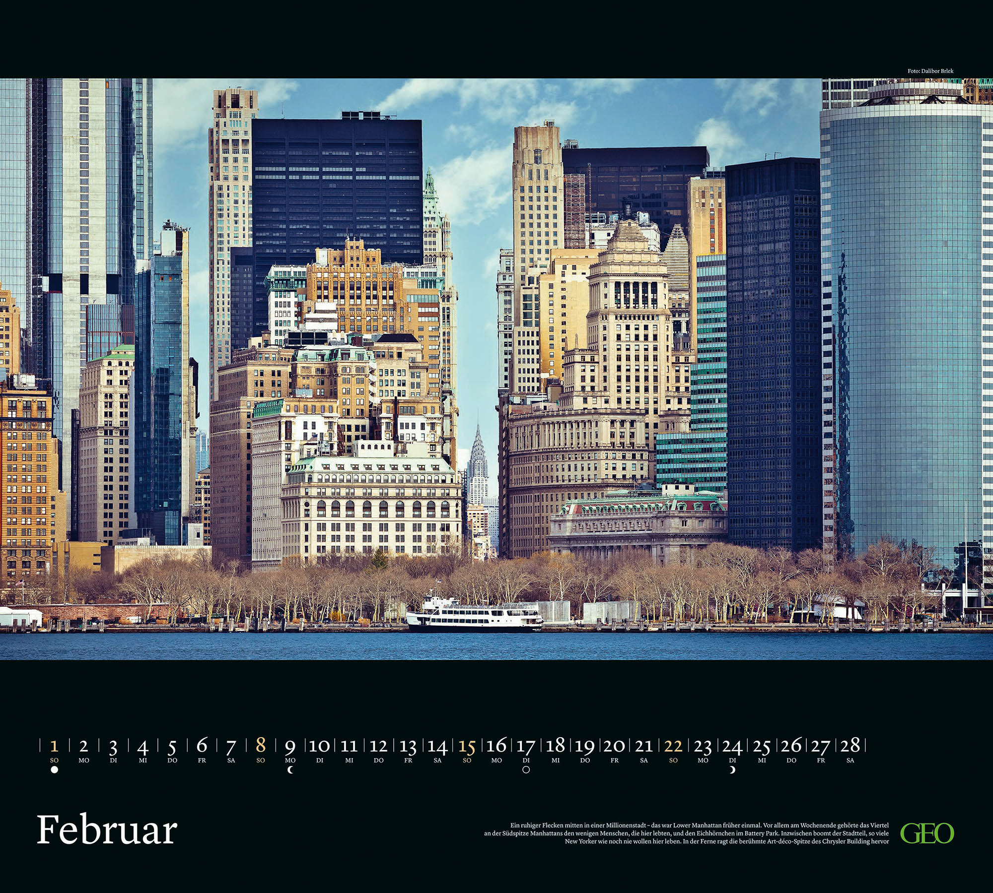 Kalender "New York" 2026