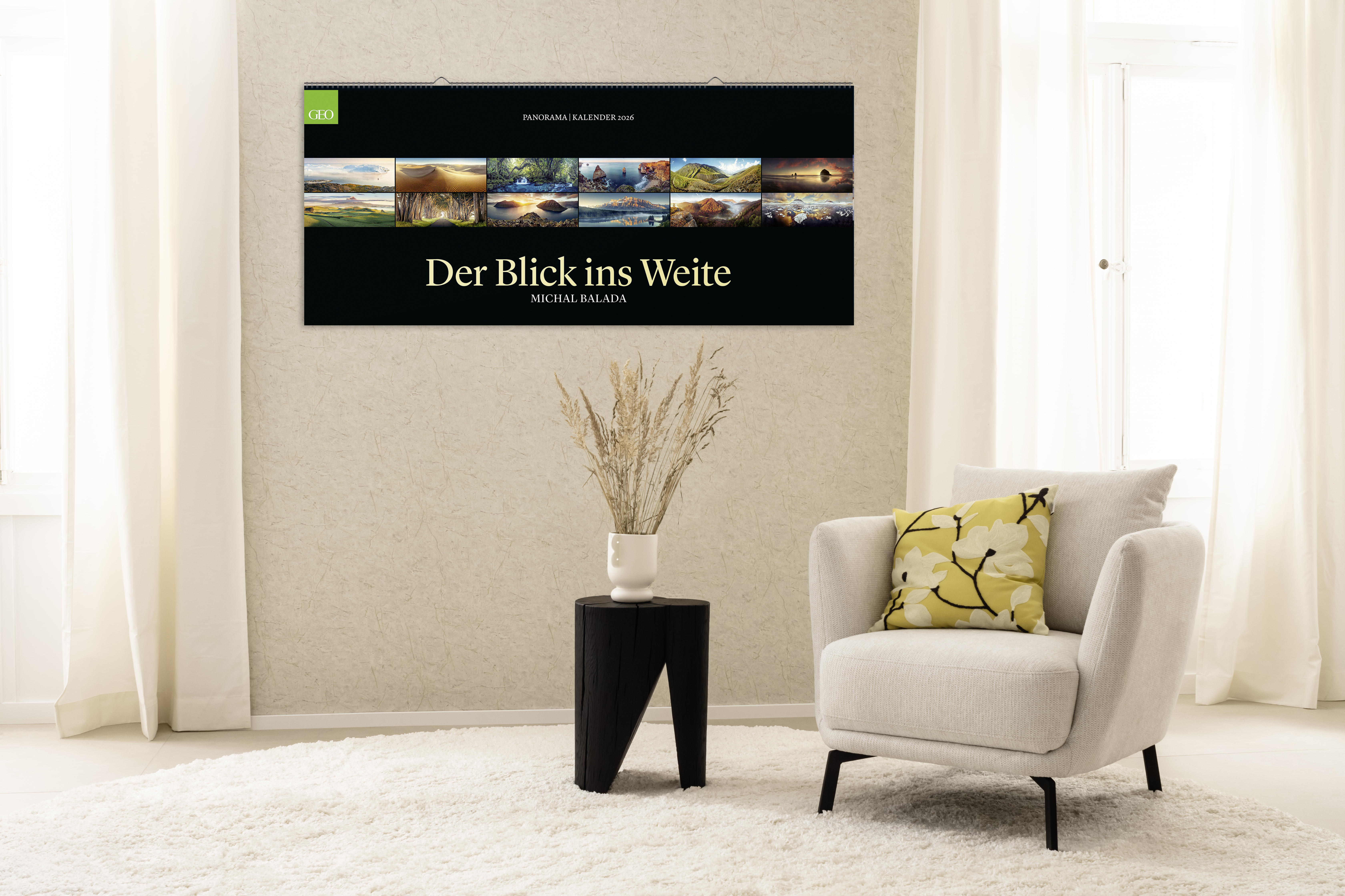 Panorama-Kalender "Der Blick ins Weite" 2026